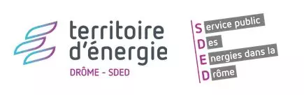 Logo Territoire d’Énergie Drôme